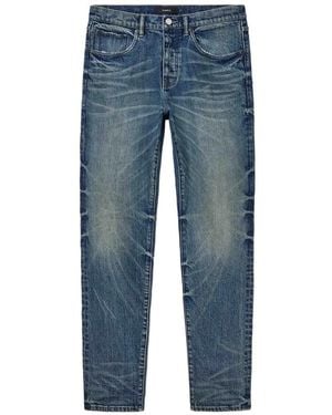 Purple Brand P005 Faded Whiskered Jeans - Blue