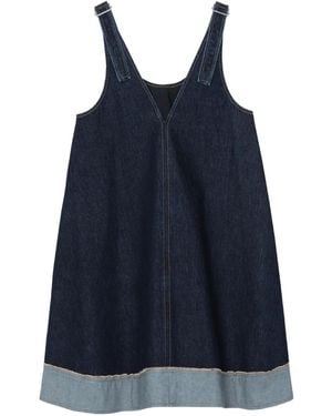 3.1 Phillip Lim Spijkerjurk Met Gestrikt Bandje - Blauw