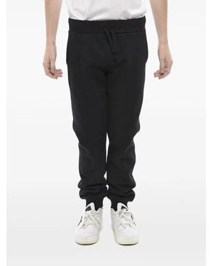 North Sails Logo-Patch Drawstring Track Pants - Black