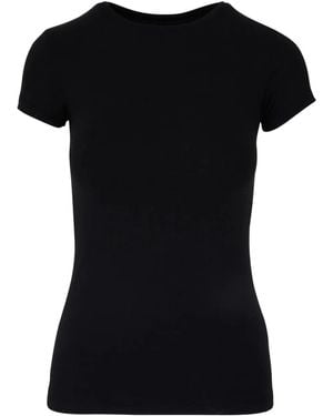 L'Agence T-Shirt Met Ronde Hals - Zwart