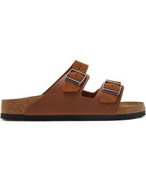 Birkenstock Arizona Double-Buckle Sandals - Brown