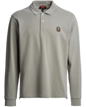 Parajumpers Polo Kerrobert De Manga Larga - Gris