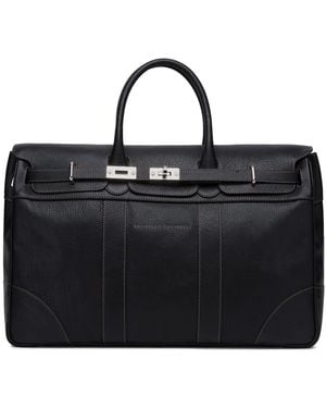 Brunello Cucinelli Weekender Country Reistas - Zwart