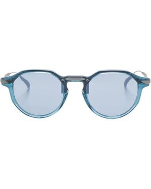 Movitra Inceptus 03 Round-Frame Sunglasses - Blue