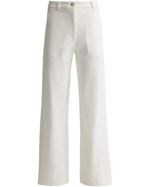St. John Hose mit hohem Bund - Weiß