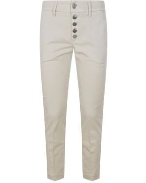 Dondup Perfect Button-Fastening Pants - Gray
