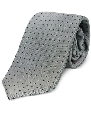 Michael Kors Cravatta Con Motivo Geometrico - Grigio
