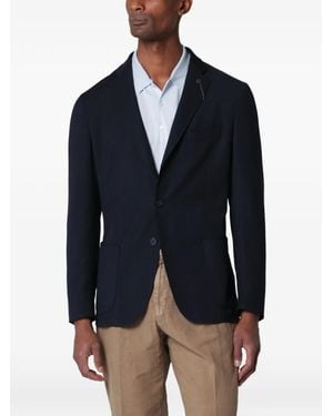 Santaniello Single-Breasted Blazer - Blue