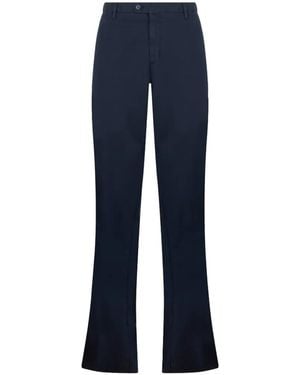 Fedeli Flared Trousers - Blue
