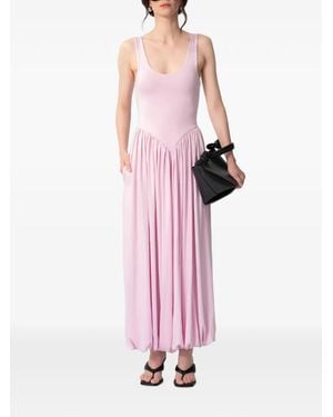 Concepto Aria Gathered-Detail Jumpsuit - Pink