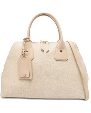 Borbonese Detachable-Strap Tote Bag - Natural