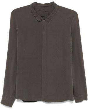 Private 0204 Silk Shirt - Brown