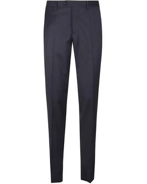 Lardini Straight-Leg Tailored Pants - Blue