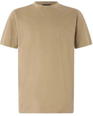 Liu Jo Logo-Embroidery T-Shirt - Natural