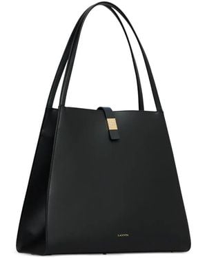 Lanvin Leather Shoulder Bag - Black