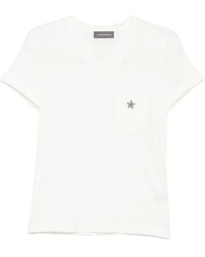 Lorena Antoniazzi Libra Star-Embellished T-Shirt - White