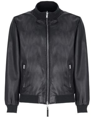 The Jack Leathers Dennis Bomber Jacket - Black