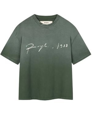 ROUGH T-Shirt À Imprimé Signature - Vert