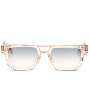 Dita Eyewear Mach Nine Geometric-Frame Sunglasses - White
