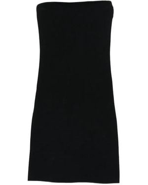 Entire studios Robe Courte À Design Sans Bretelles - Black