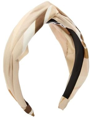 Eugenia Kim Striped Knotted Headband - Natural
