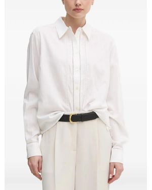Mos Mosh Buttoned Embroidered Shirt - White