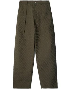 Burberry キルティング パンツ - グリーン