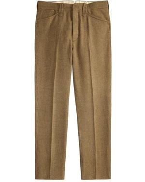 RRL Check-Pattern Pants - Natural