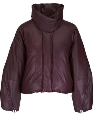 Twp Zip-Detail Jacket - Purple