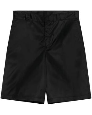 Prada Bermuda En Nylon Recyclé - Noir
