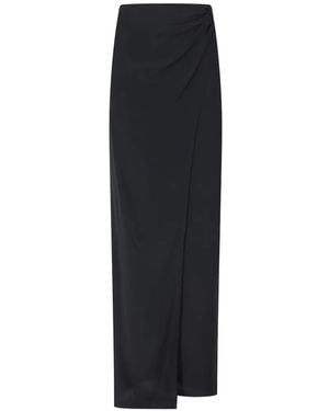 ANDAMANE Asymmetric Skirt - Black