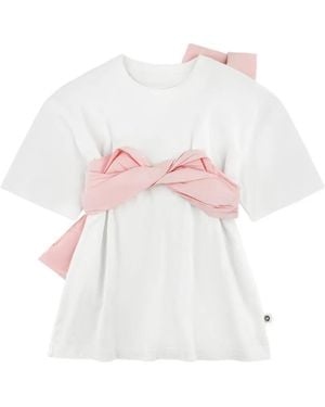 Area Taffeta-Knot T-Shirt - White