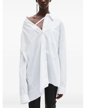 Ann Demeulemeester Asymmetrisches Hemd - Weiß