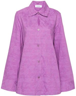 Rodebjer Bahar Striped Shirt - Purple