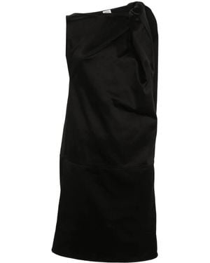 TOTEME Shoulder-Twist Dress - Black
