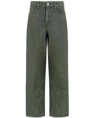 Douuod Wide-Leg Pants - Green