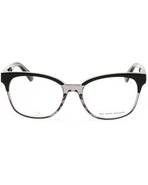 Kate Spade Carolanne Rectangle-Frame Glasses - Black