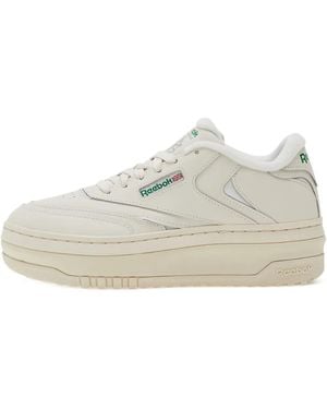 Reebok Club C Extra Platform Leather Trainers - White