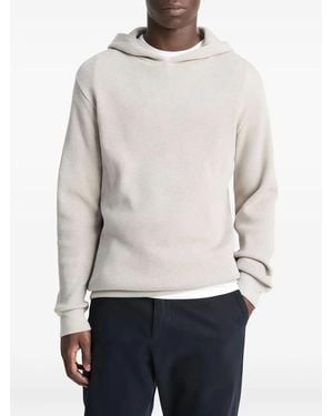 Vince Cotton Hoodie - White