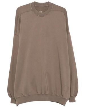 Rick Owens Sudadera Con Cuello Redondo - Marrón