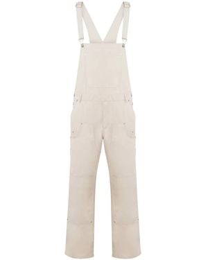 Moschino Logo-Patch Jumpsuit - White