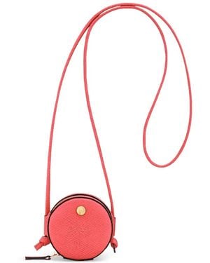 Longchamp Porte-Monnaie Le Pliage En Cuir - Red