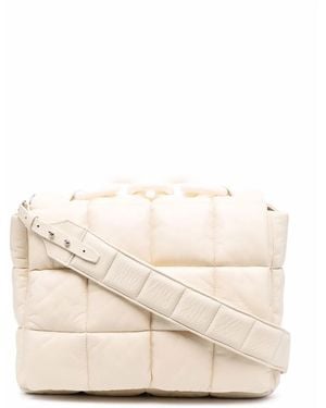 Vic Matié Nappaty Quilted Shoulder Bag - Natural