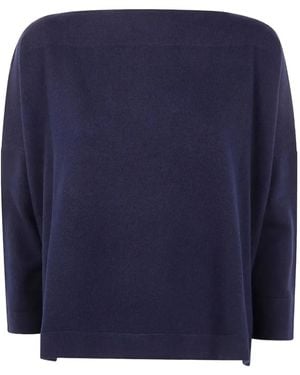 Daniela Gregis Pullover mit U-Boot-Ausschnitt - Blau