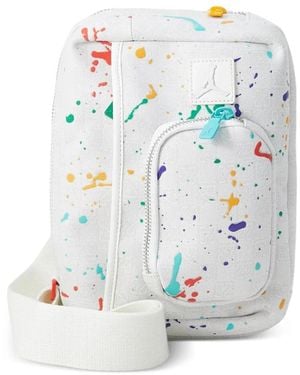 Nike 23 Monogram Schultertasche Mit Farbklecks-Print - Weiß