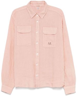 C.P. Company Linen Shirt - Pink
