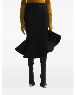 Mugler Mermaid Skirt - Black