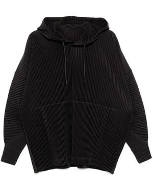 Homme Plissé Issey Miyake Rb Hoodie - Black