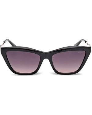 Guess Gafas De Sol Con Montura Cat-Eye Y Placa Del Logo - Morado