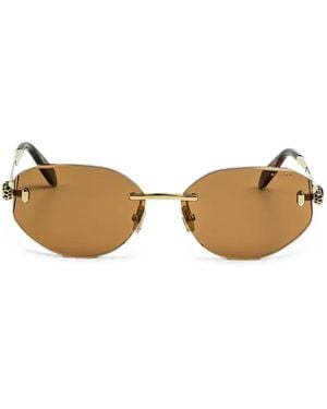 BVLGARI Serpenti Rimless Sunglasses - Metallic